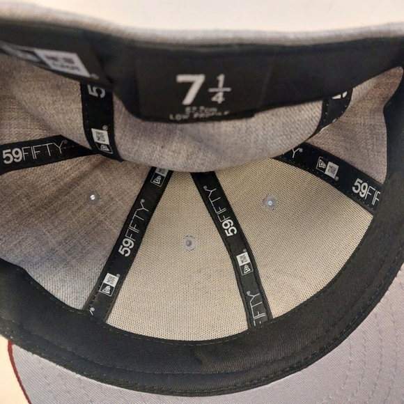 59Fifty New Era Size 7 1/4 Cleveland Cavaliers Fitted Hat Low Profile Cap - Picture 7 of 7
